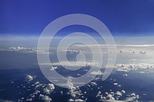 Sky Above the Clouds,Â Cloudscape background, Blue Sky and Fluffy Clouds